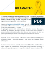 DDS Setembro Amarelo