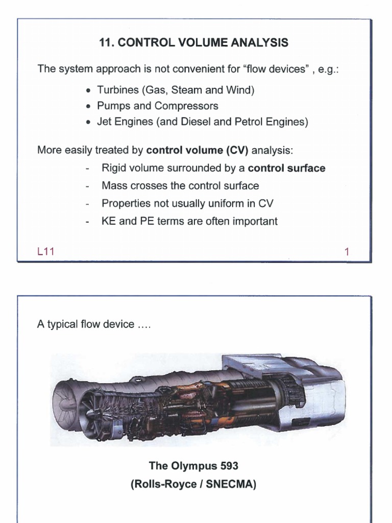 Control Volume Analysis PDF