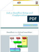 Lab 5: Sandbox Setup and Configuration: Because Teaching Teaches Teachers To Teach