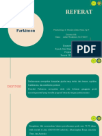 Referat Penyakit Parkinson - Azhar Wicaksono 2018730019 - Stase Saraf RSIJ Pondok Kopi