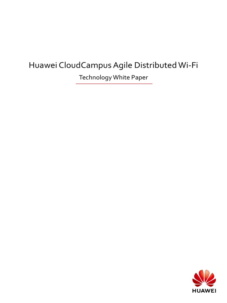 Huawei CloudCampus Agile Distributed Wi-Fi Technology White Paper | PDF ...
