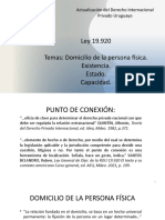 Domicilio y residencia habitual en el Derecho Internacional Privado Uruguayo