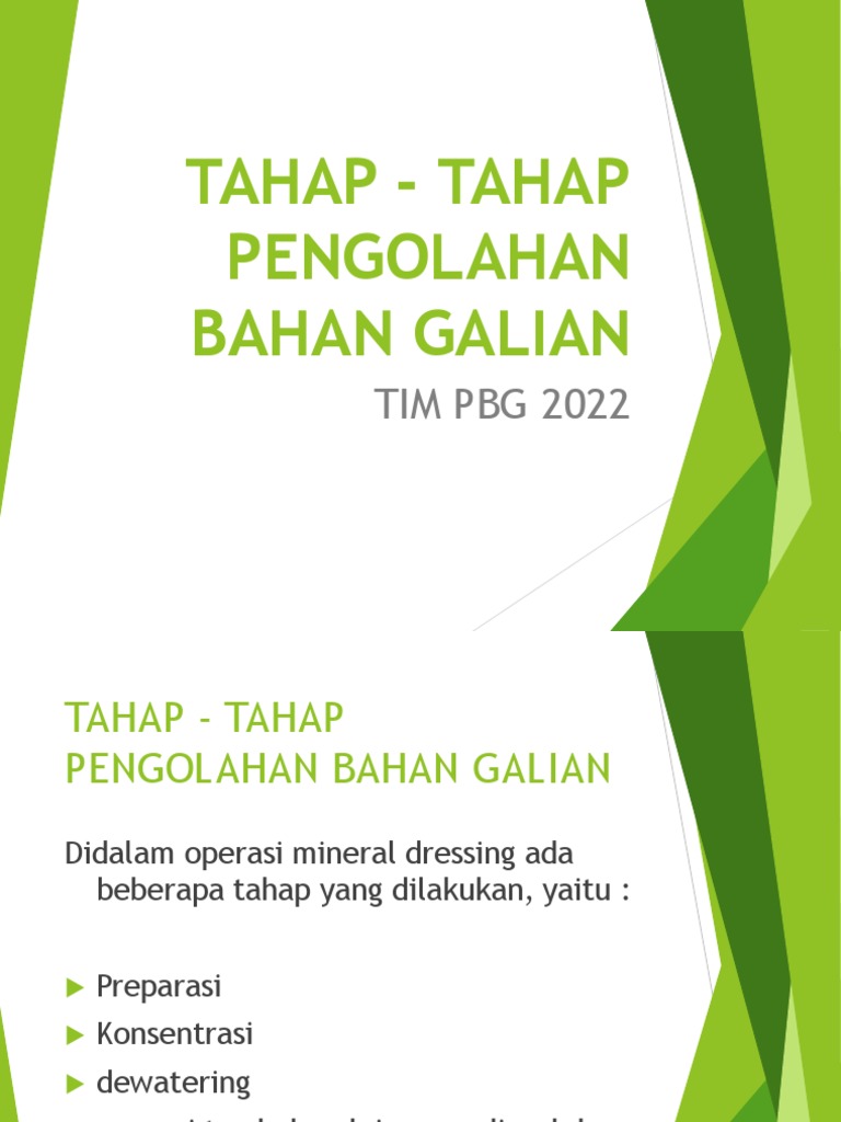 Tahap - Tahap - PBG 2022 | PDF