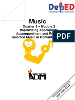 Music9 q3 Mod2 Improvising Musical Accompaniment and Perform Selected Music of Omantic Period