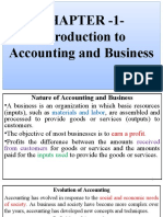 Introduction to Accounting and Business