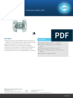 Wisi DB 03 A: Universal Antenna Sockets, 2-Hole Stub Sockets 4 DB