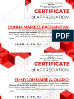 Research Certificates
