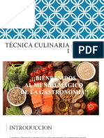 Técnica Culinaria I (Modulo 1)