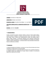 TS - Programa Abordaje Socio Familiar, Miguel Maria Petrona - Unla 2022