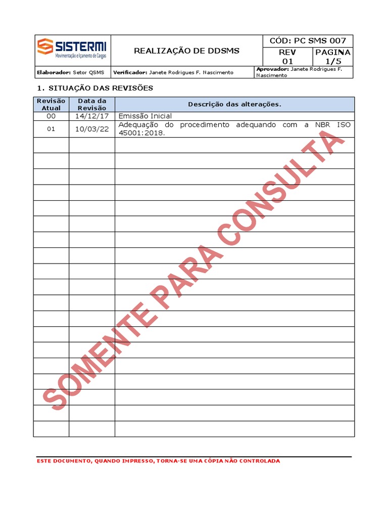 Diálogo Diário de Segurança e Saúde | PDF | Comportamento | Emoções