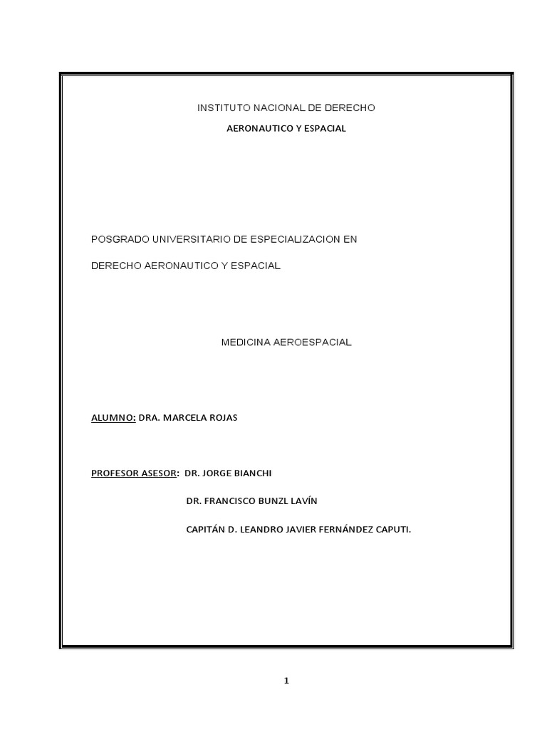 Medicina Aeroespacial PDF Hipoxia (médica) Especialidades Medicas