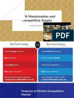 Lecture 8 & 9 BE Profit Maximisation and Competitive Supply