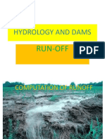 Hydrology and Dams: Run-Off