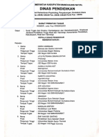 SURAT TUGAS KM3 DINAS PENDIDIKAN