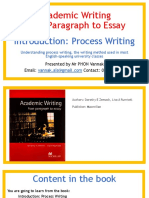 Academic Writing From Paragraph To Essay