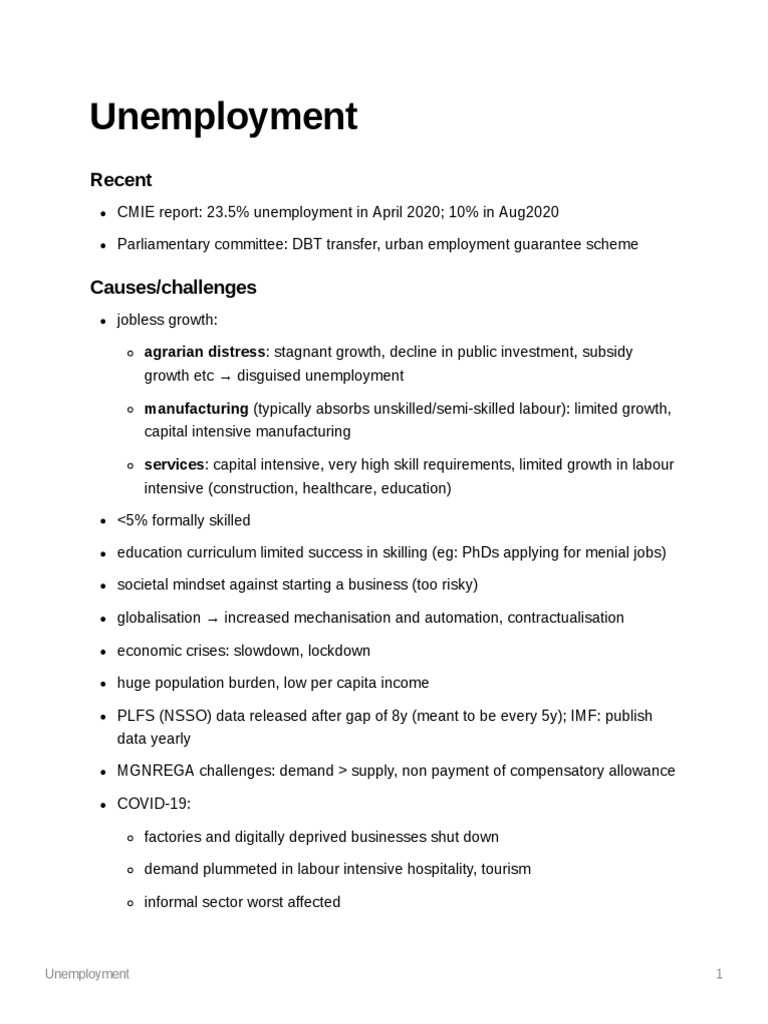 Unemployment | PDF | Unemployment | Labour Economics
