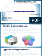 Topic: PPT Assignment On "Objective of Strategic Management"