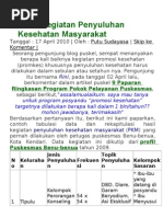 Download Contoh Kegiatan Penyuluhan Kesehatan Masyarakat by Lia Paramita Anggraeny SN58990097 doc pdf