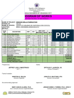 03 Program of Works for Window Grills Fabrication