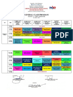 General Class Program: Libertad National High School Senior High School