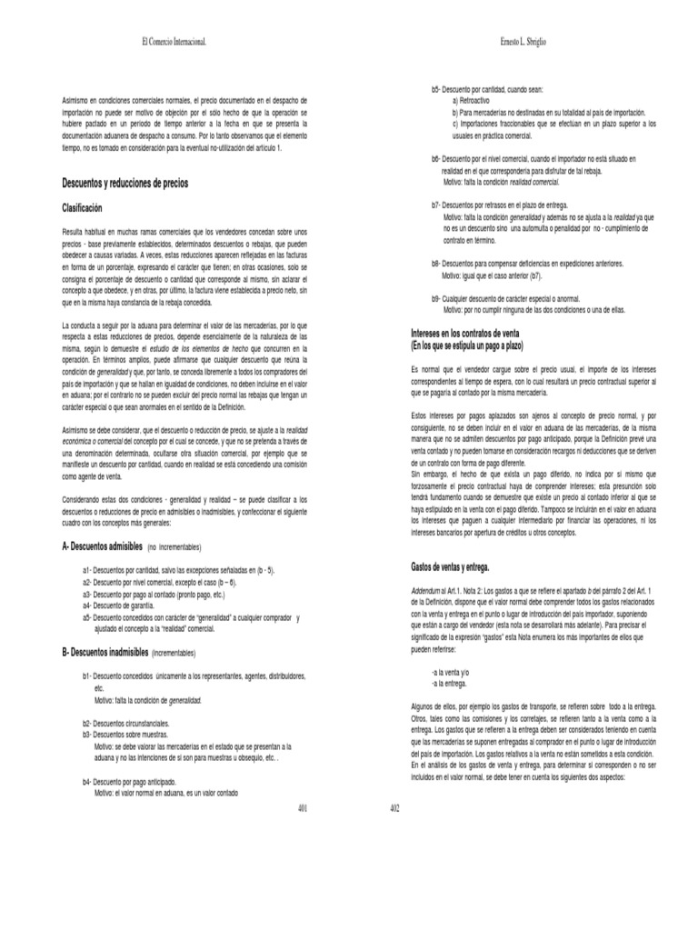 El Comercio Internacional 3 | PDF | aduana | Precios