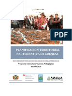 Planificacion Territorial Participativa en Cuencas