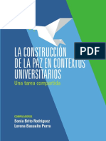 La Construcción de La Paz en Contexto Universitarios