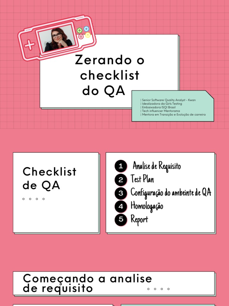 Checklist Completo de QA | PDF | Testes de software | Ciência da Computação