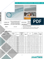 Manguera Alimenticia Grado FDA-PVC Con Refuerzo Espiralado-Transparente