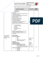 Anexo: 25800-220-2HI-H030-00102a04. Descripción de Cursos para El Proyecto QB2