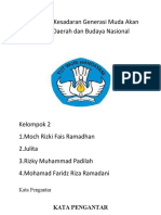 Rendahnya Kesadaran Generasi Muda Akan Budaya Daerah dan Budaya Nasional