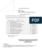 Solicitud de permisos administrativos para 10 funcionarios de Escuela José Tomás Ovalle