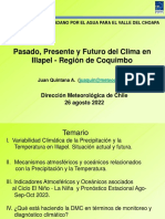 Pasado, Presente y Futuro Del Clima en Illapel - Región de Coquimbo