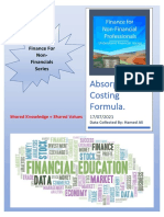 Absorption Costing Formula.: Finance For Non-Financials Series