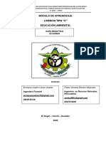 Guía educación ambiental conductores