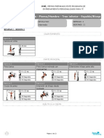 5 Días - Pectoral/Tríceps - Pierna/Hombro - Tren Inferior - Espalda/Bíceps - Fullbody