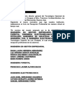 Acto Recepción Profesional ITSCH Las Choapas 2021