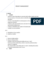 Project Management: 2016 1) Define I) Dummy