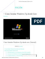 Pasos para Instalar Windows XP Desde Cero - YSC