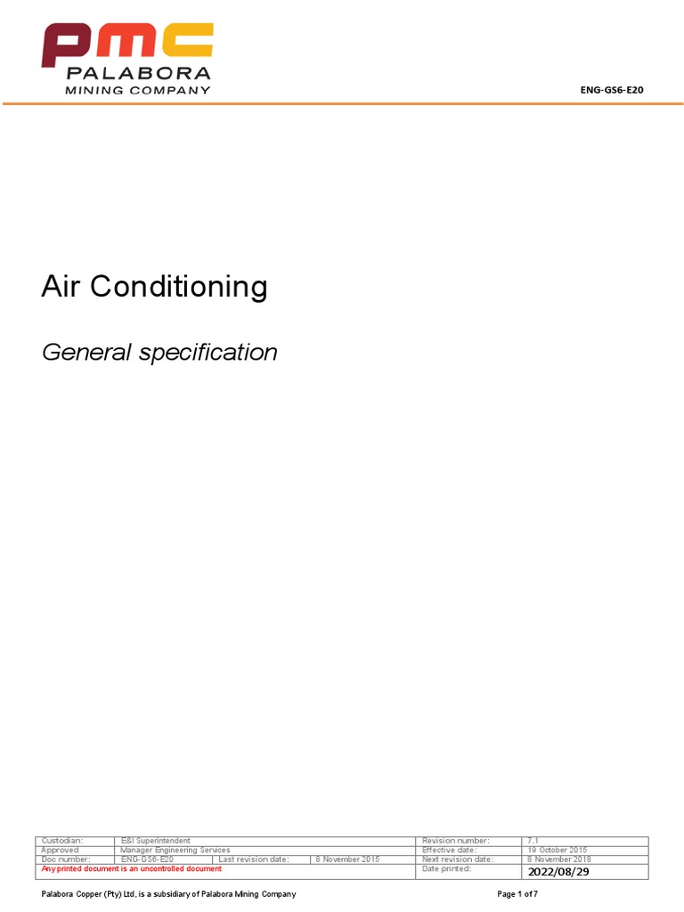Copper Pipe Specifications for AC Units | PDF | Pipe (Fluid Conveyance ...