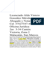 Acta Notarial