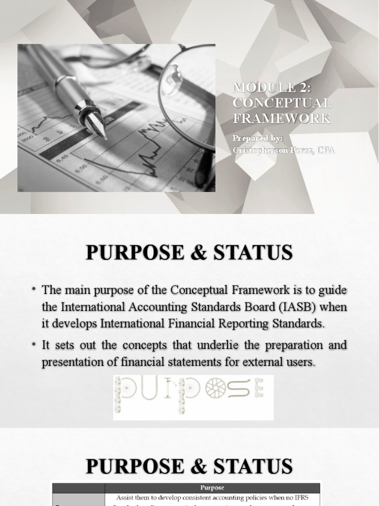 Module 2 Conceptual Framework | PDF | International Financial Reporting ...