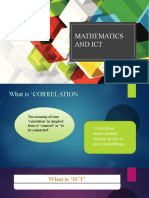 Mathematics and Ict New