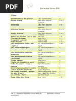 Livros Do PNL Na EB 2,3 Junho 2011