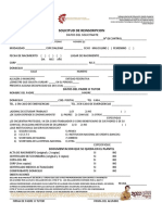 Formato de Reinscripción 3ero y 5tos 2022