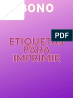 Etiquetas para Imprimir