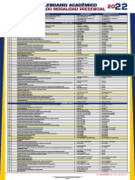 Calendario Presencial 2022