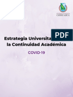 Estrategia Universitaria COVID-19
