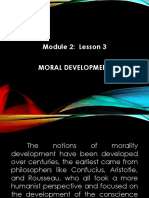 Module 2 Lesson 3 Moral Development