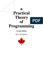 Ebooksclub.org a Practical Theory of Programming 2nd Edition Monographs in Computer Science
